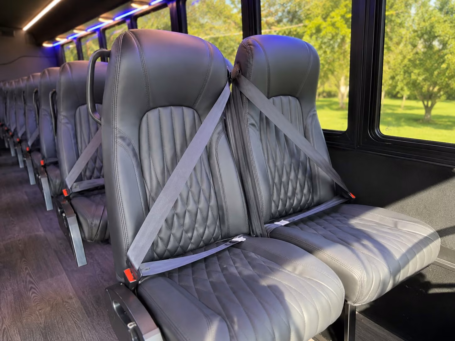 18 passenger minibus inside