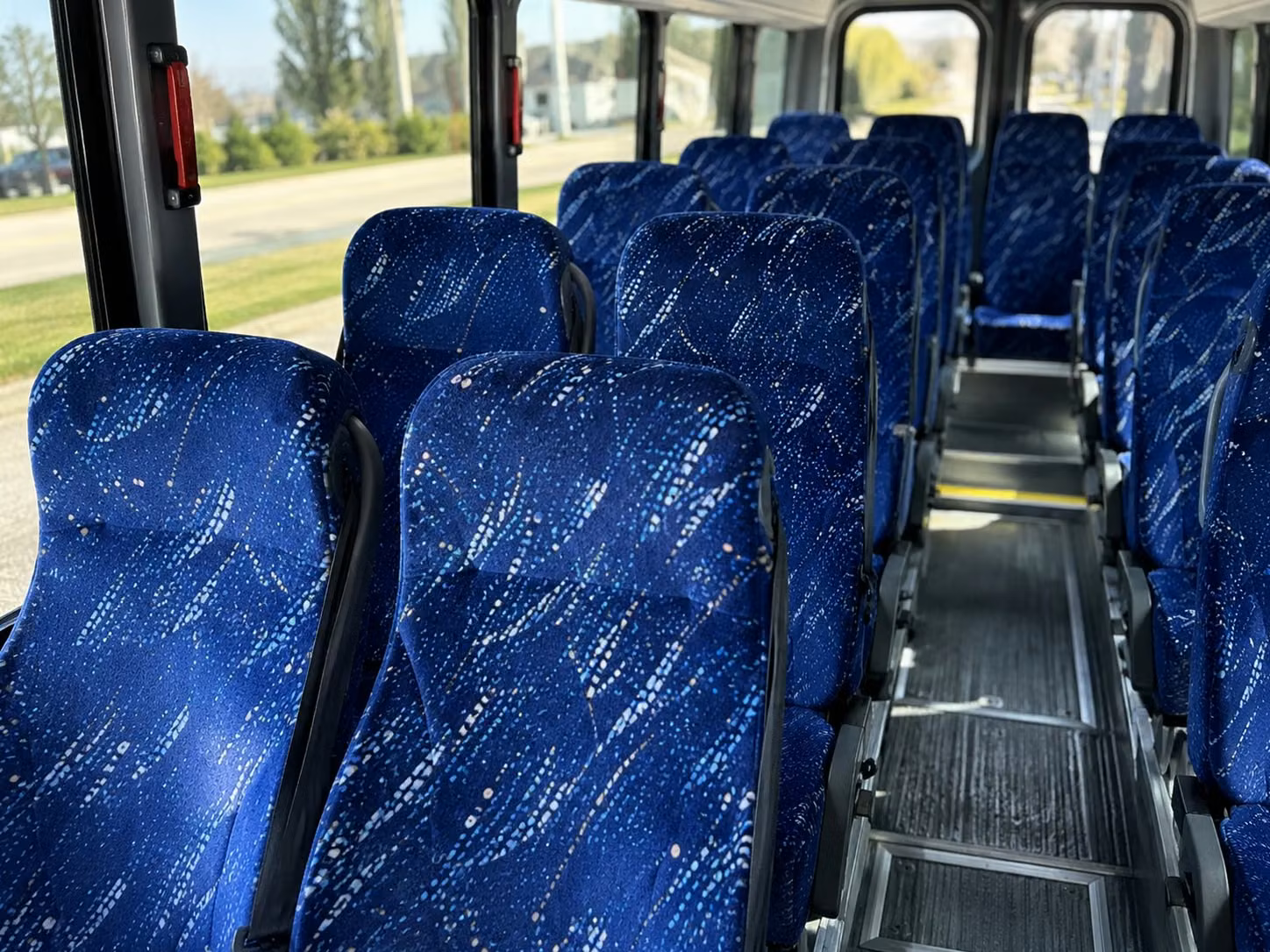 18 passenger minibus interior