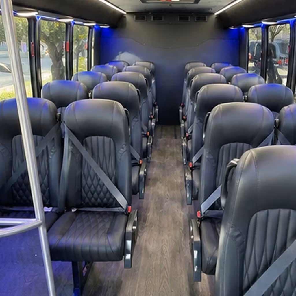 35 passenger minibus inside