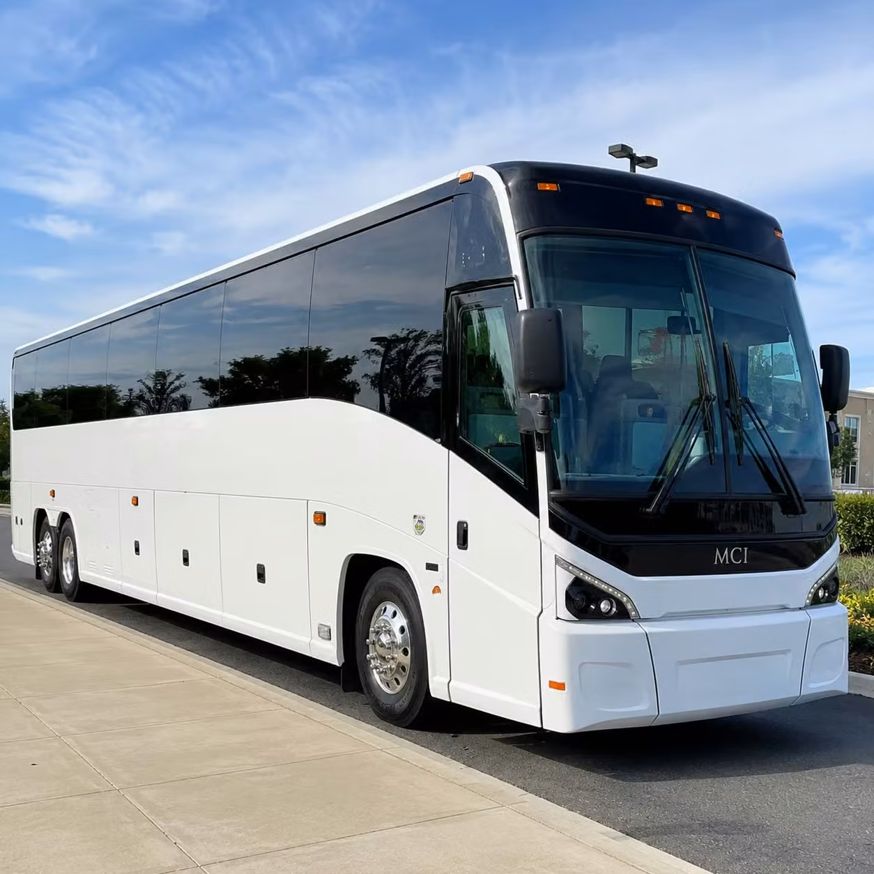 dearborn 56 passenger charter bus rental